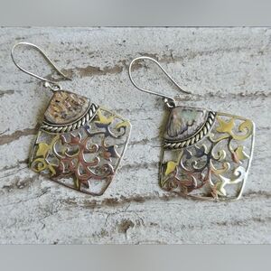 Sterling Silver MOP Earrings